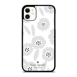 KATE SPADE NEW YORK LOGO WHITE FLOWER iPhone 11 Case Cover