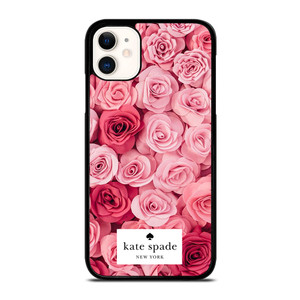 KATE SPADE NEW YORK ROSE PINK RED iPhone 11 Case Cover