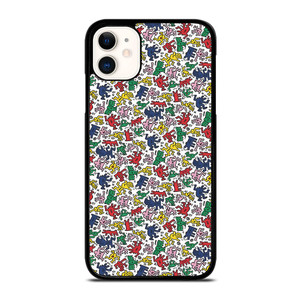 KEITH HARING ART COLORFUL FIGURES iPhone 11 Case Cover
