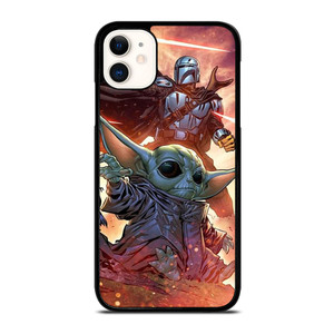 MANDALORIAN AND BABY YODA STAR WARS iPhone 11 Case Cover