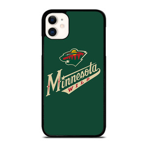 MINNESOTA WILD LOGO NHL HOCKEY TEAM iPhone 11 Case Cover MINNESOTA WILD LOGO NHL HOCKEY TEAM iPhone 11 Case Cover