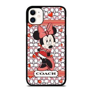 MINNIE MOUSE DISNEY COACH NEW YORK LOGO iPhone 11 Case Cover