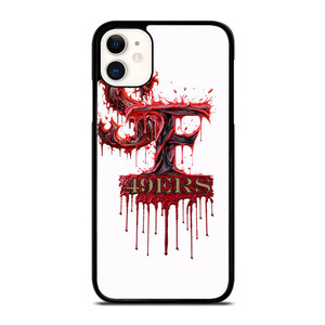 SAN FRANCISCO 49ERS FOOTBALL BLOODY LOGO iPhone 11 Case Cover SAN FRANCISCO 49ERS FOOTBALL BLOODY LOGO iPhone 11 Case Cover