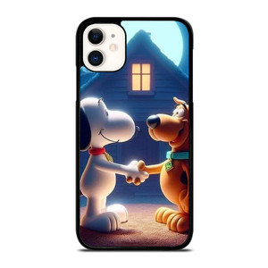 SNOOPY THE PEANUTS AND SCOOBY DOO iPhone 11 Case Cover