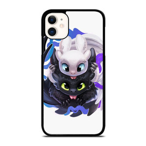 TOOTHLESS AND LIGHTFURY HOW TO TRAIN YOUR DRAGON iPhone 11 Case Cover TOOTHLESS AND LIGHTFURY HOW TO TRAIN YOUR DRAGON iPhone 11 Case Cover