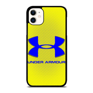 UNDER ARMOUR LOGO BLUE YELLOW iPhone 11 Case Cover UNDER ARMOUR LOGO BLUE YELLOW iPhone 11 Case Cover