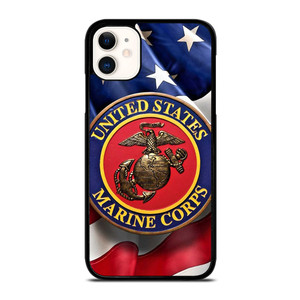 UNITED STATES US MARINE CORPS LOGO FLAG iPhone 11 Case Cover