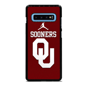 AIR JORDAN OKLAHOMA SOONERS UNIVERSITY FOOTBALL TEAM LOGO Samsung Galaxy S10 Plus Case Cover