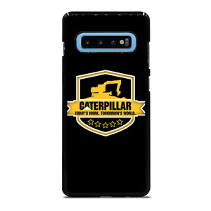 CATERPILLAR TRACTOR LOGO CAT ICON TODAY'S WORK Samsung Galaxy S10 Plus Case Cover
