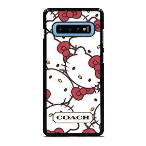 COACH NEW YORK HELLO KITTY FACE COLLAGE Samsung Galaxy S10 Plus Case Cover