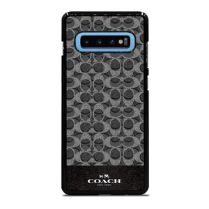 COACH NEW YORK LOGO DARK GREY Samsung Galaxy S10 Plus Case Cover