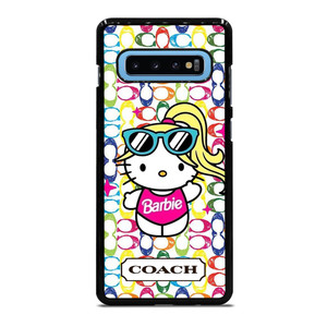 COACH NEW YORK LOGO HELLO KITTIE BARBIE Samsung Galaxy S10 Plus Case Cover