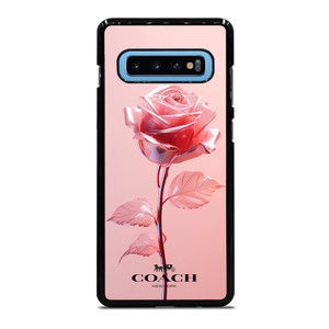 COACH NEW YORK PINK ROSE Samsung Galaxy S10 Plus Case Cover