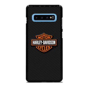 HARLEY DAVIDSON MOTORCYCLES LOGO CARBON Samsung Galaxy S10 Plus Case Cover HARLEY DAVIDSON MOTORCYCLES LOGO CARBON Samsung Galaxy S10 Plus Case Cover