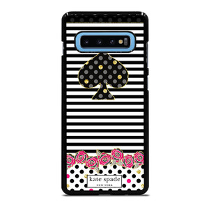 KATE SPADE NEW YORK LOGO STRIPES POLKADOTS Samsung Galaxy S10 Plus Case Cover