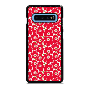 MARIMEKO PATTERN RED POPPY FLOWER Samsung Galaxy S10 Plus Case Cover MARIMEKO PATTERN RED POPPY FLOWER Samsung Galaxy S10 Plus Case Cover