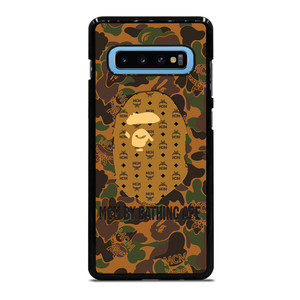 MCM MICHAEL CROMER MUNICH BATHING APE CAMO Samsung Galaxy S10 Plus Case Cover
