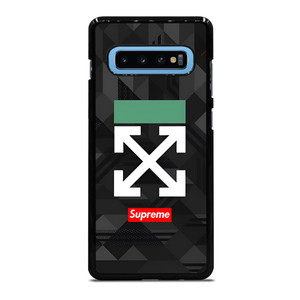 OFF WHITE LOGO SUPREME ICON Samsung Galaxy S10 Plus Case Cover
