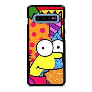 ROMERO BRITTO BART SIMPSONS ART Samsung Galaxy S10 Plus Case Cover ROMERO BRITTO BART SIMPSONS ART Samsung Galaxy S10 Plus Case Cover