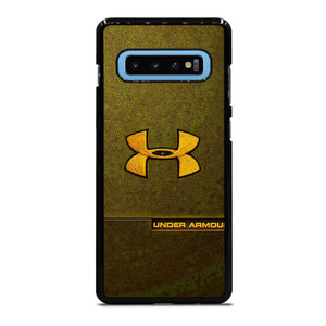 UNDER ARMOUR LOGO EMBROIDERY YELLOW Samsung Galaxy S10 Plus Case Cover UNDER ARMOUR LOGO EMBROIDERY YELLOW Samsung Galaxy S10 Plus Case Cover
