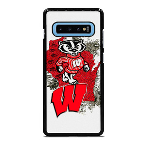 WISCONSIN BADGERS UNIVERSITY FOOTBALL LOGO Samsung Galaxy S10 Plus Case Cover