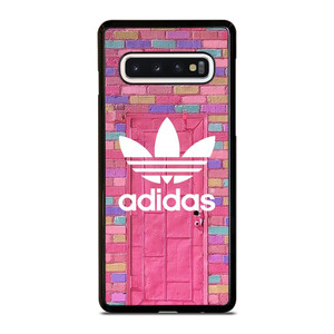 ADIDAS LOGO PINK WALL Samsung Galaxy S10 Case Cover ADIDAS LOGO PINK WALL Samsung Galaxy S10 Case Cover