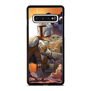 BABY YODA AND MANDALORIAN STAR WARS Samsung Galaxy S10 Case Cover BABY YODA AND MANDALORIAN STAR WARS Samsung Galaxy S10 Case Cover