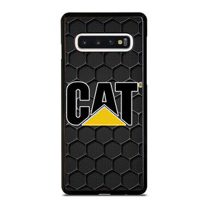 CATERPILLAR CAT TRACTOR LOGO HEXA METAL Samsung Galaxy S10 Case Cover CATERPILLAR CAT TRACTOR LOGO HEXA METAL Samsung Galaxy S10 Case Cover