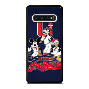 CLEVELAND INDIANS BASEBALL DISNEY MICKEY DONALD GOOFY Samsung Galaxy S10 Case Cover