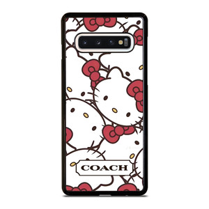 COACH NEW YORK HELLO KITTY FACE COLLAGE Samsung Galaxy S10 Case Cover