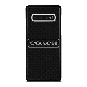 COACH NEW YORK LOGO BLACK Samsung Galaxy S10 Case Cover