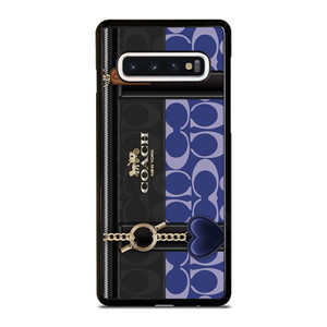 COACH NEW YORK LOGO BLUE BAG Samsung Galaxy S10 Case Cover