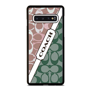 COACH NEW YORK LOGO PINK GREEN PATTERN ICON Samsung Galaxy S10 Case Cover COACH NEW YORK LOGO PINK GREEN PATTERN ICON Samsung Galaxy S10 Case Cover