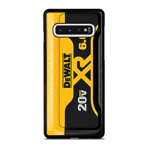 DEWALT TOOL LOGO LITHIUM BATTERY Samsung Galaxy S10 Case Cover