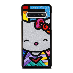 HELLO KITTY ROMERO BRITTO ART Samsung Galaxy S10 Case Cover HELLO KITTY ROMERO BRITTO ART Samsung Galaxy S10 Case Cover