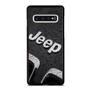 JEEP CAR LOGO UNDER RAIN Samsung Galaxy S10 Case Cover