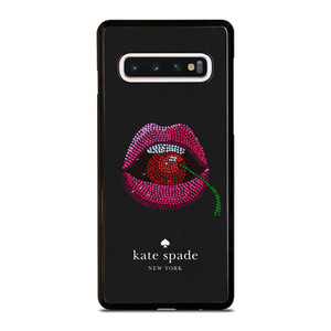 KATE SPADE NEW YORK LIPS AND CHERRY Samsung Galaxy S10 Case Cover KATE SPADE NEW YORK LIPS AND CHERRY Samsung Galaxy S10 Case Cover