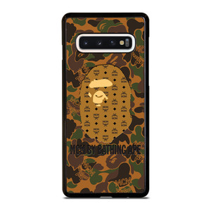 MCM MICHAEL CROMER MUNICH BATHING APE CAMO Samsung Galaxy S10 Case Cover