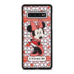 MINNIE MOUSE DISNEY COACH NEW YORK LOGO Samsung Galaxy S10 Case Cover