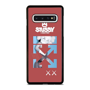 OFF WHITE STUSSY KAWS LOGO Samsung Galaxy S10 Case Cover