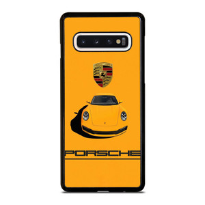 PORSCHE CAR LOGO YELLOW Samsung Galaxy S10 Case Cover PORSCHE CAR LOGO YELLOW Samsung Galaxy S10 Case Cover
