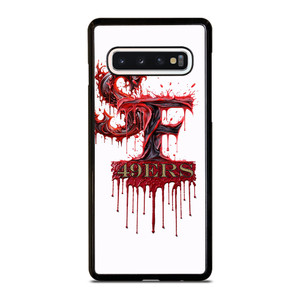 SAN FRANCISCO 49ERS FOOTBALL BLOODY LOGO Samsung Galaxy S10 Case Cover SAN FRANCISCO 49ERS FOOTBALL BLOODY LOGO Samsung Galaxy S10 Case Cover