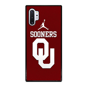 AIR JORDAN OKLAHOMA SOONERS UNIVERSITY FOOTBALL TEAM LOGO Samsung Galaxy Note 10 Plus Case Cover