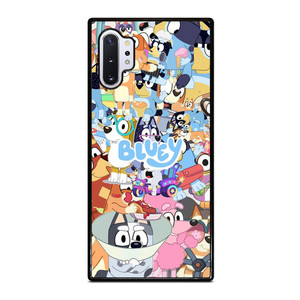 BLUEY CARTOON CHARACTERS COLLAGE Samsung Galaxy Note 10 Plus Case Cover