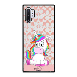 COACH NEW YORK LOGO CUTE UNICORN Samsung Galaxy Note 10 Plus Case Cover