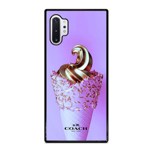 COACH NEW YORK LOGO GOLDEN ICE CREAM ICON Samsung Galaxy Note 10 Plus Case Cover COACH NEW YORK LOGO GOLDEN ICE CREAM ICON Samsung Galaxy Note 10 Plus Case Cover