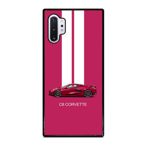 CORVETTE CAR C8 PINK Samsung Galaxy Note 10 Plus Case Cover CORVETTE CAR C8 PINK Samsung Galaxy Note 10 Plus Case Cover