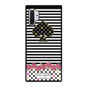 KATE SPADE NEW YORK LOGO STRIPES POLKADOTS Samsung Galaxy Note 10 Plus Case Cover KATE SPADE NEW YORK LOGO STRIPES POLKADOTS Samsung Galaxy Note 10 Plus Case Cover