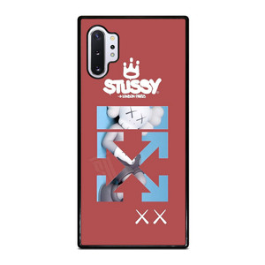 OFF WHITE STUSSY KAWS LOGO Samsung Galaxy Note 10 Plus Case Cover OFF WHITE STUSSY KAWS LOGO Samsung Galaxy Note 10 Plus Case Cover