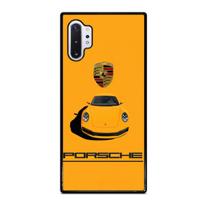 PORSCHE CAR LOGO YELLOW Samsung Galaxy Note 10 Plus Case Cover PORSCHE CAR LOGO YELLOW Samsung Galaxy Note 10 Plus Case Cover